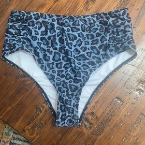 High waisted bikini bottoms